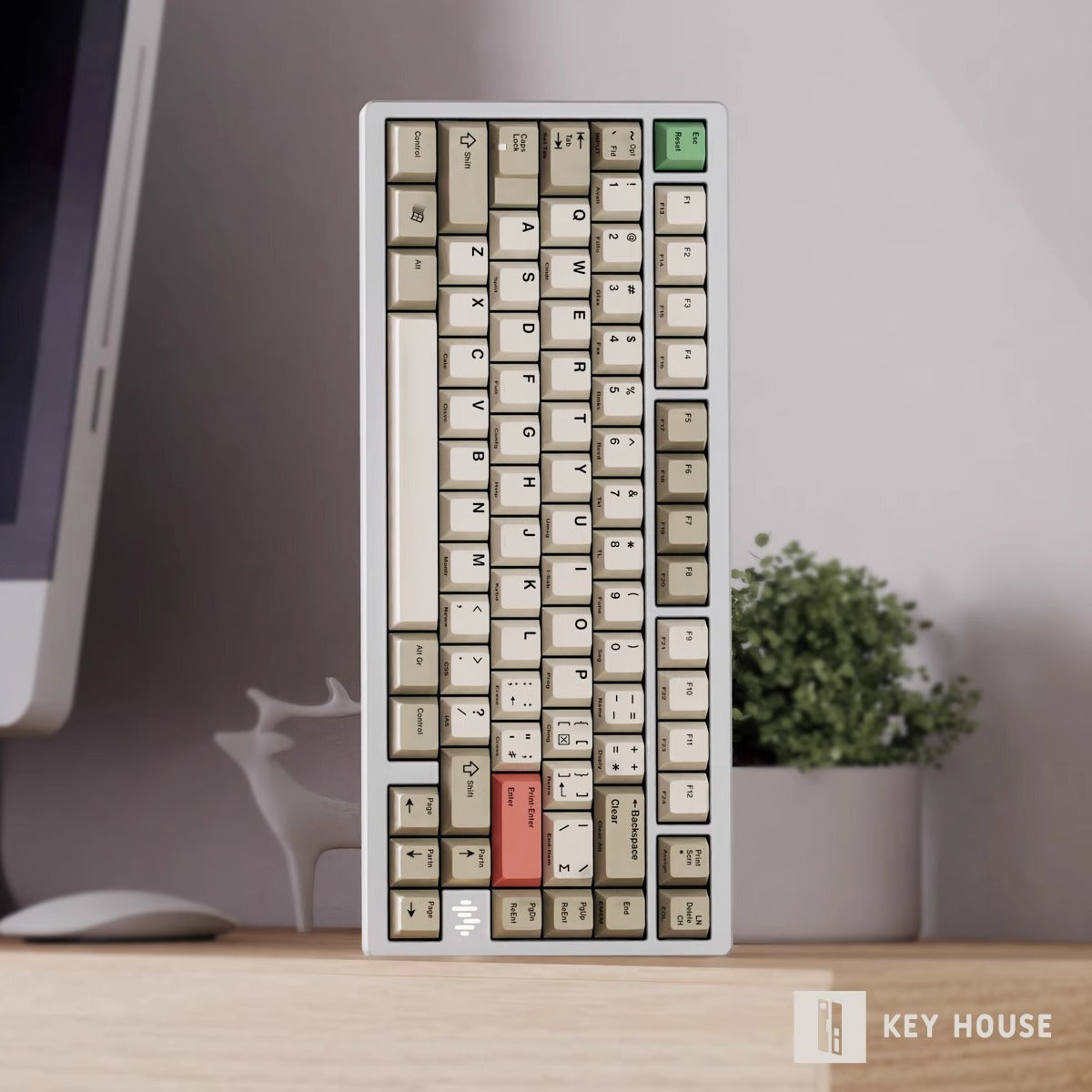 Keyhouse 9009 Retro Keycap Set, Cherry Profile, Dye Sub PBT Key Cap