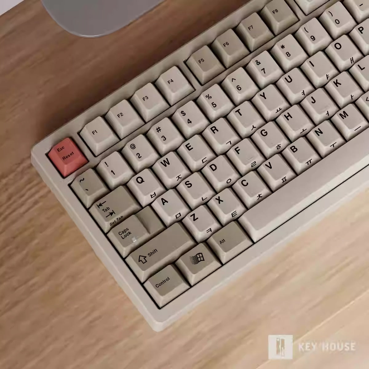 Keyhouse 9009 Retro Keycap Set, Cherry Profile, Dye Sub PBT Key Cap