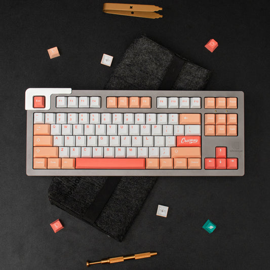 GMK Peaches Cream Keycap Set, Cherry Profile, Dye Sub PBT Key Cap