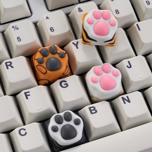 Zomo Multi-Color Kitty Paw Keycap