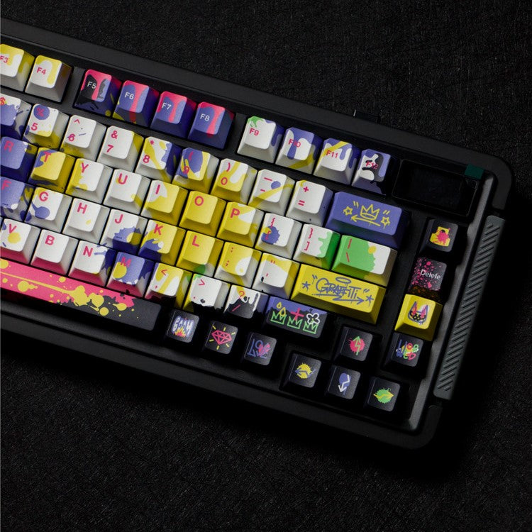 Graffiti Keycap Set, Cherry Profile, Dye Sub PBT Key Cap