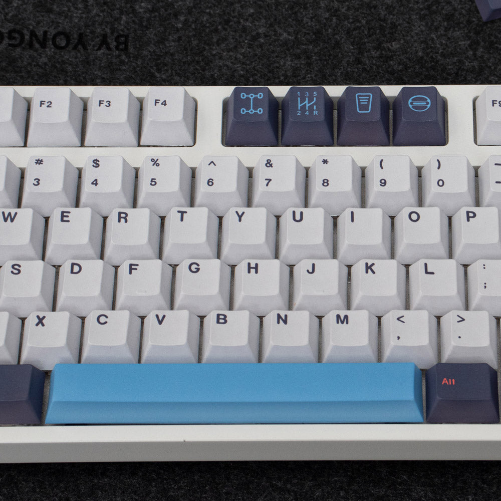 GMK Trackday Keycap Set, Cherry Profile, Dye Sub PBT Key Cap