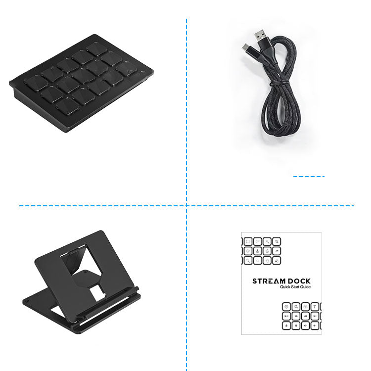 15 Customizable Key Stream Deck Keypad