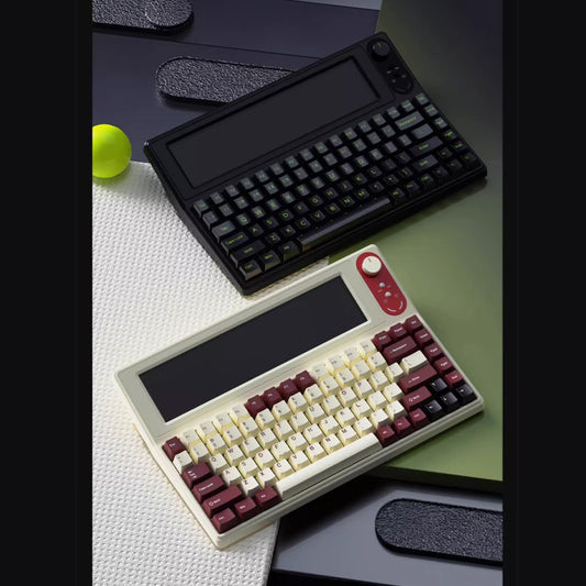 AJAZZ AKP846 QMK Mechanical Keyboard with LCD Touch Screen