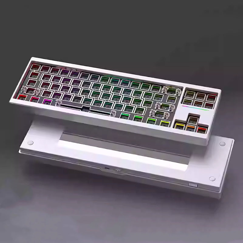 HJS AL70 Aluminum Mechanical Keyboard Barebone/Assembled