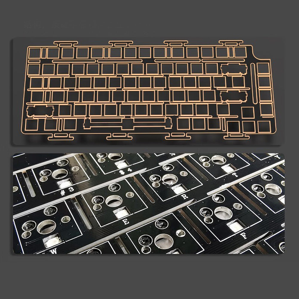 AL75 75% Gasket Aluminum Mechanical Keyboard Barebone