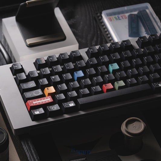 TuTkeys AG1921 Keycap Set, Cherry Profile, Dye Sub PBT