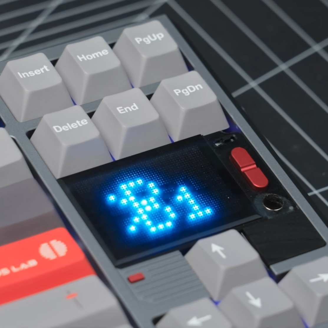 Focus Lab CTRL87 Custom Mechanical Keyboard with Screen