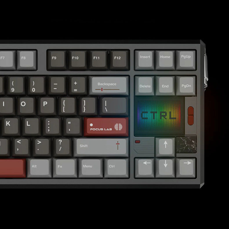 Focus Lab CTRL87 Custom Mechanical Keyboard with Screen