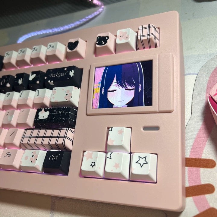 SP STAR D82 Pro+ Mechanical Keyboard with LCD Screen