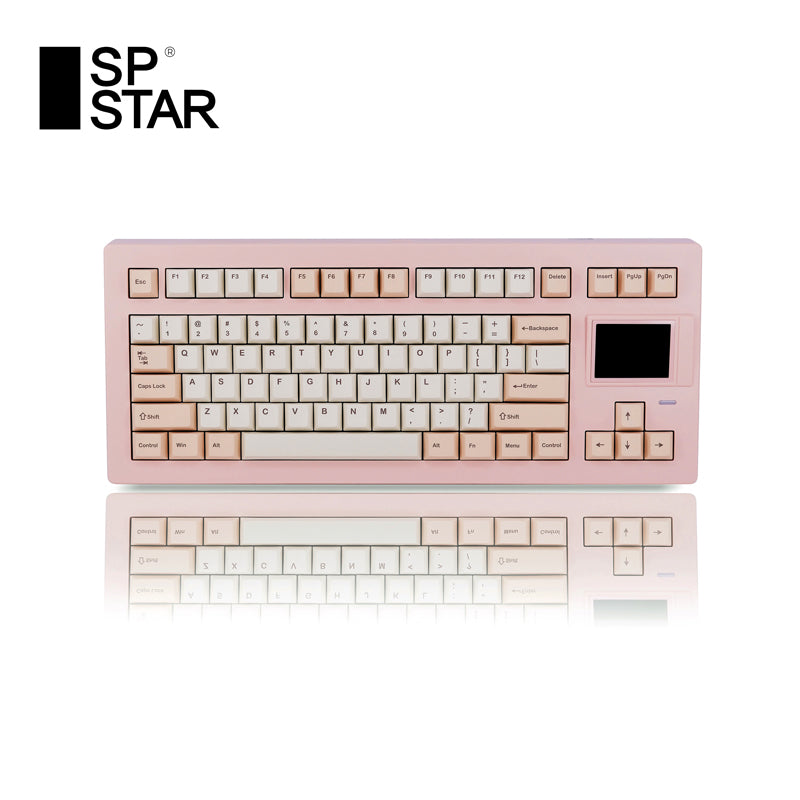 SP STAR D82 Pro+ Mechanical Keyboard with LCD Screen