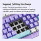 SP STAR D82 Pro+ Mechanical Keyboard with LCD Screen