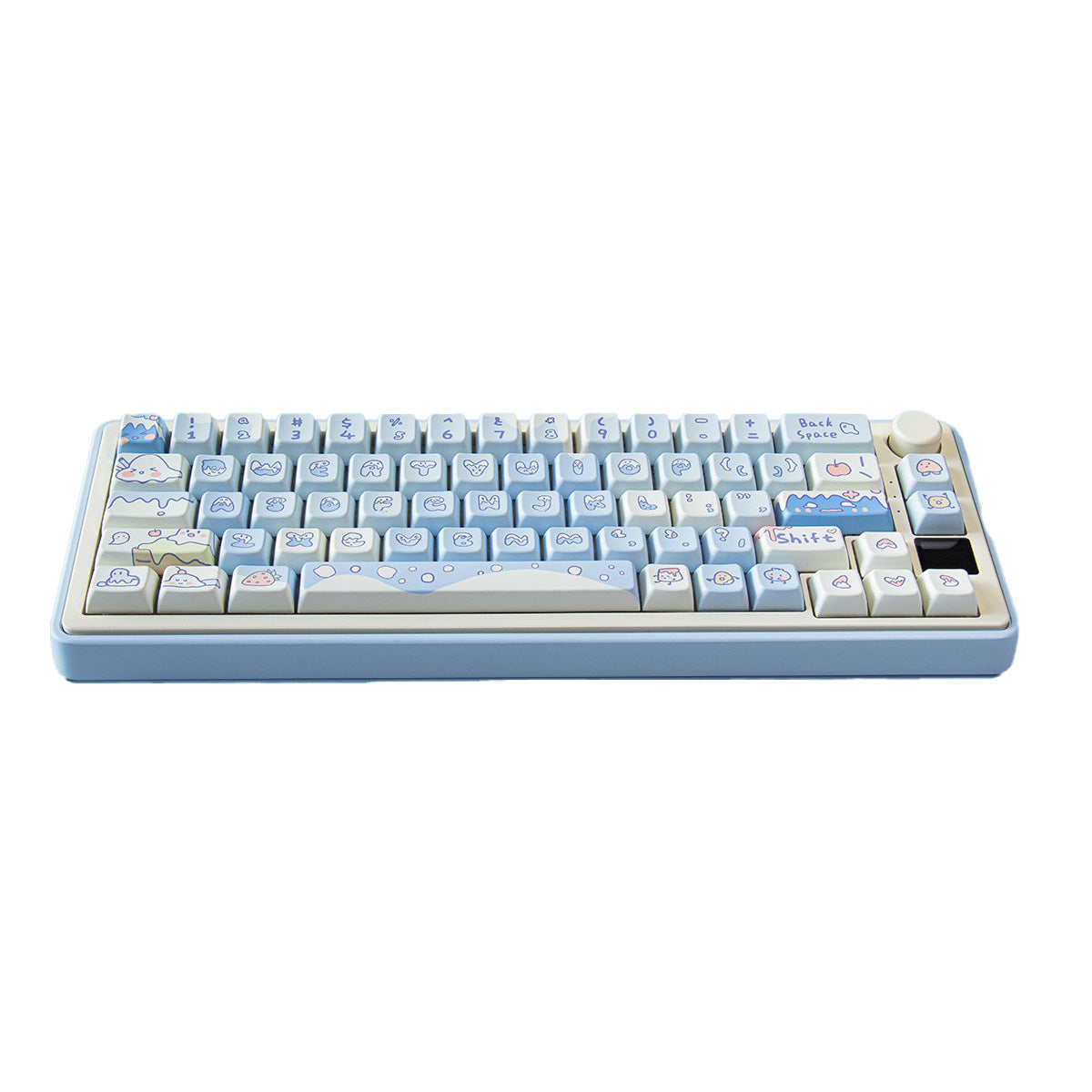 DK65 Aluminum Wireless Mechanical Keyboard with Knob & TFT Screen