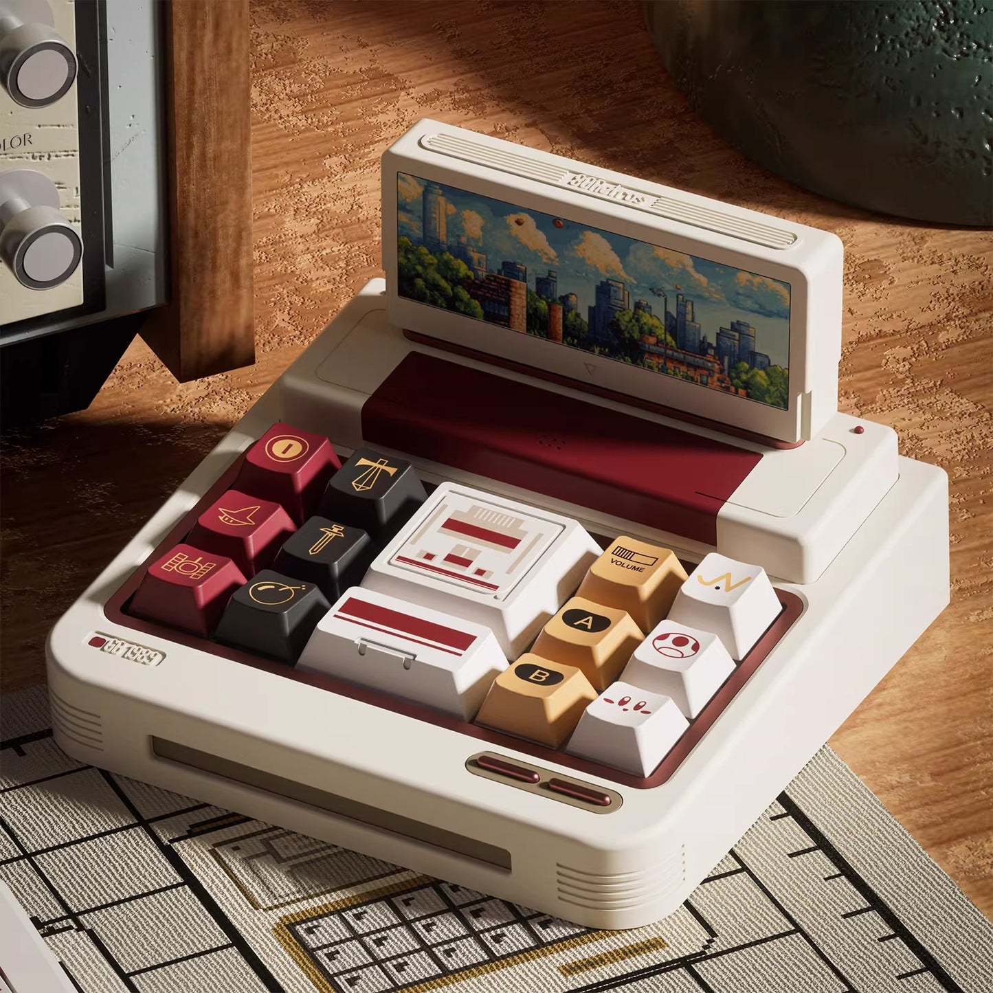 80Retros Retro FC1983 Keycap Set, Cherry Profile, PBT Key Cap Set