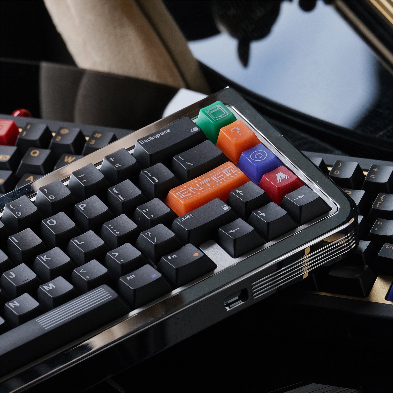 80Retros GAME 1989 Black Keycap Set, Cherry Profile, PBT Key Cap