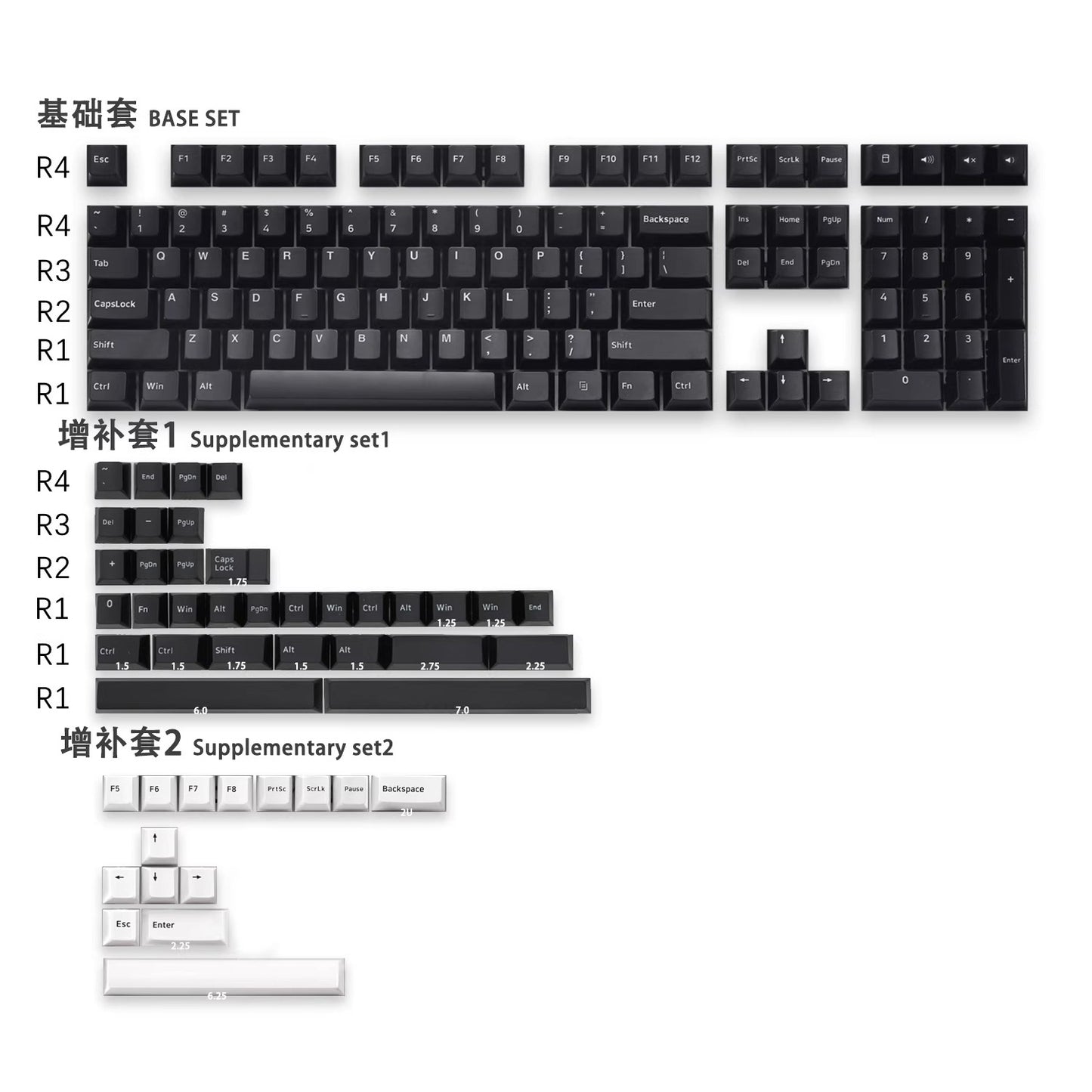 GMK WOB Keycap Set, Cherry Profile, Double Shot PBT Key Cap