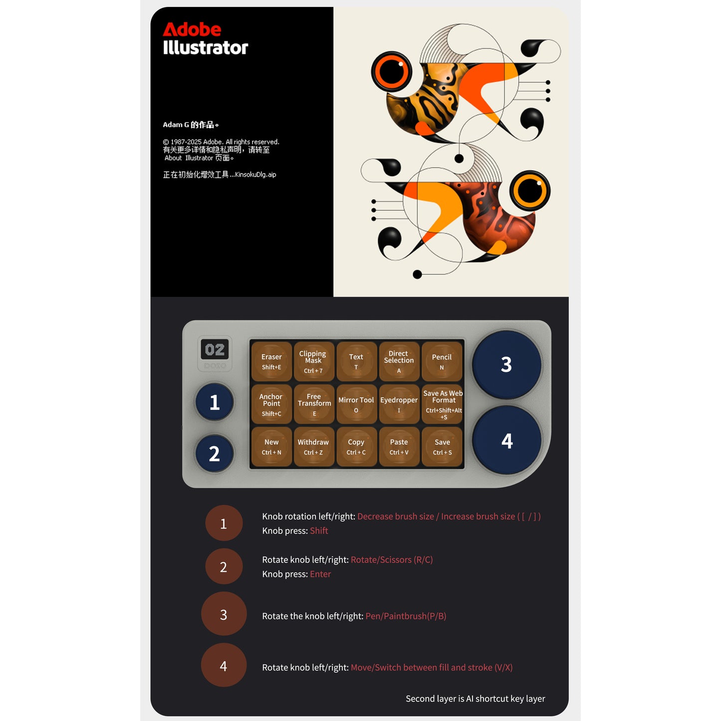 DOIO Low Profile Macropad