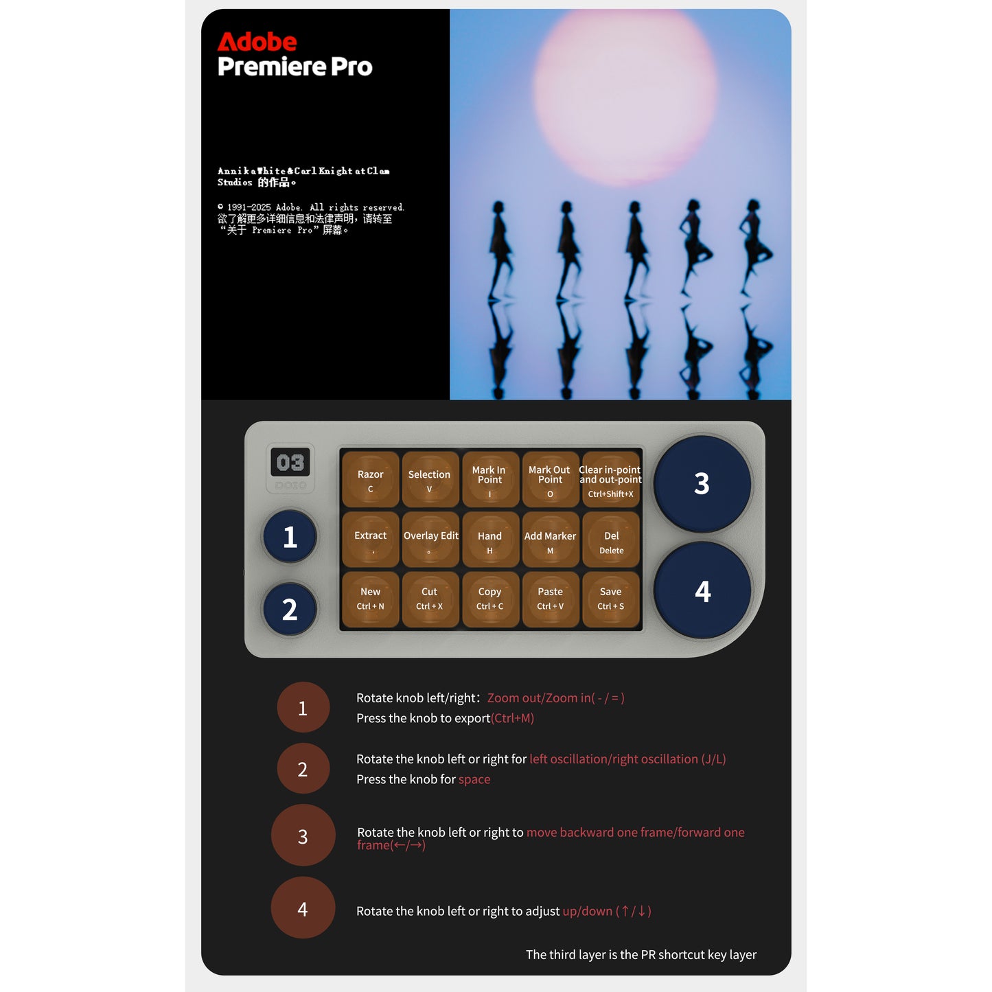 DOIO Low Profile Macropad