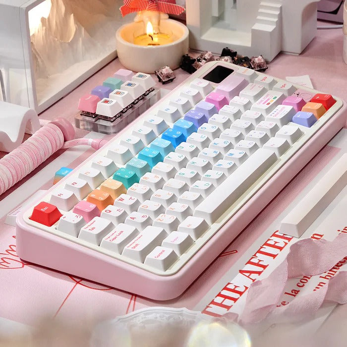 Macaron Dancer Keycap Set, Cherry Profile, Dye Sub PBT Key Cap