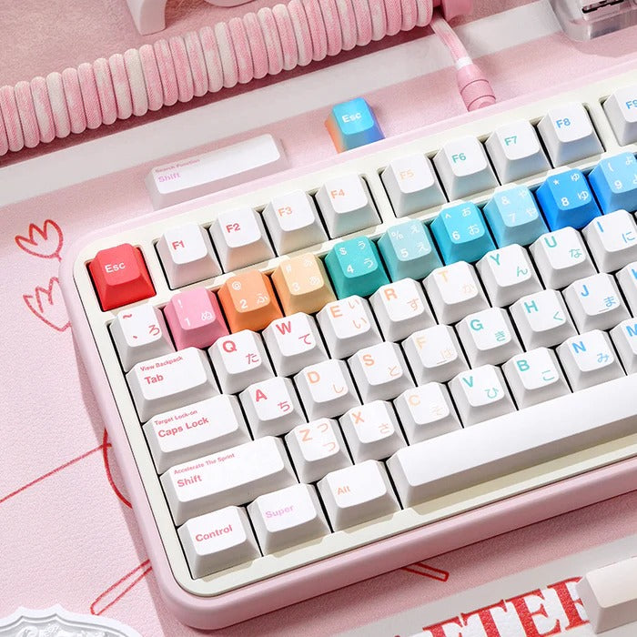 Macaron Dancer Keycap Set, Cherry Profile, Dye Sub PBT Key Cap