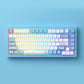 Monsgeek M1W Gasket Aluminum Mechanical Assembled Keyboard (Black/White/Pink/Purple/Blue)