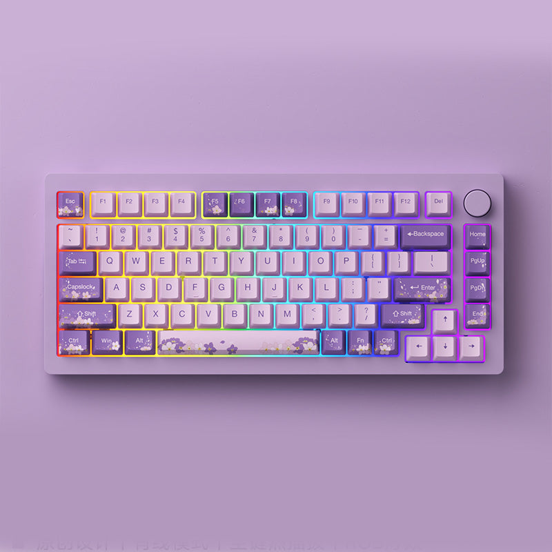 Monsgeek M1W Gasket Aluminum Mechanical Assembled Keyboard (Black/White/Pink/Purple/Blue)