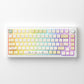 Monsgeek M1 White Keycap Set (82 keys), Cherry Profile, Dye Sub PBT Key Cap