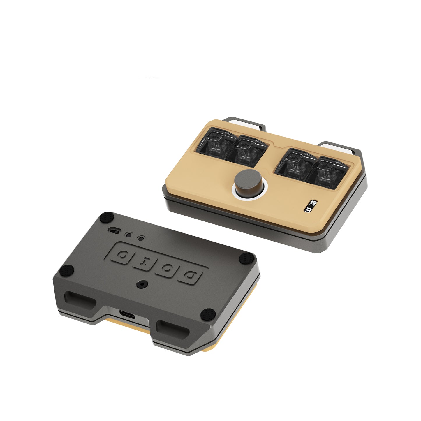 DOIO 4 Keys + Knob Programmable Wireless Macropad