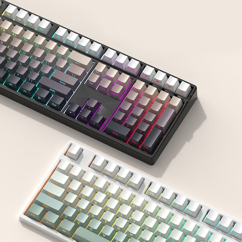 Gradient Shine Through, Side Printed Keycap Set, Cherry Profile, Dye Sub PBT Key Cap