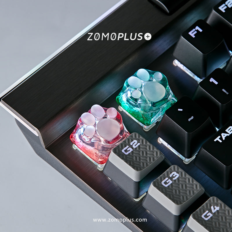 Zomo Shine Through Kitty Paw Keycap