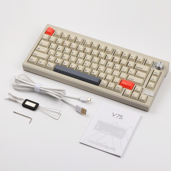 Cidoo V75 Pro 75% Gasket Aluminum Mechanical Keyboard