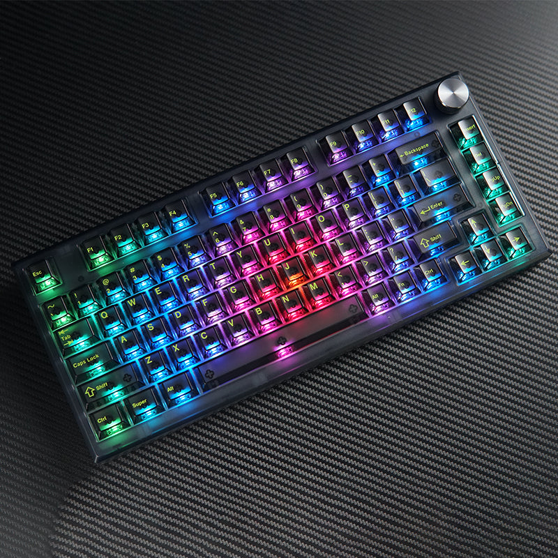 FL Esports - MK750 Gasket 75% Transparent Custom Mechanical Keyboard