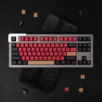 GMK Samurai Keycap Set, Cherry Profile, PBT Dye Sub Key Cap