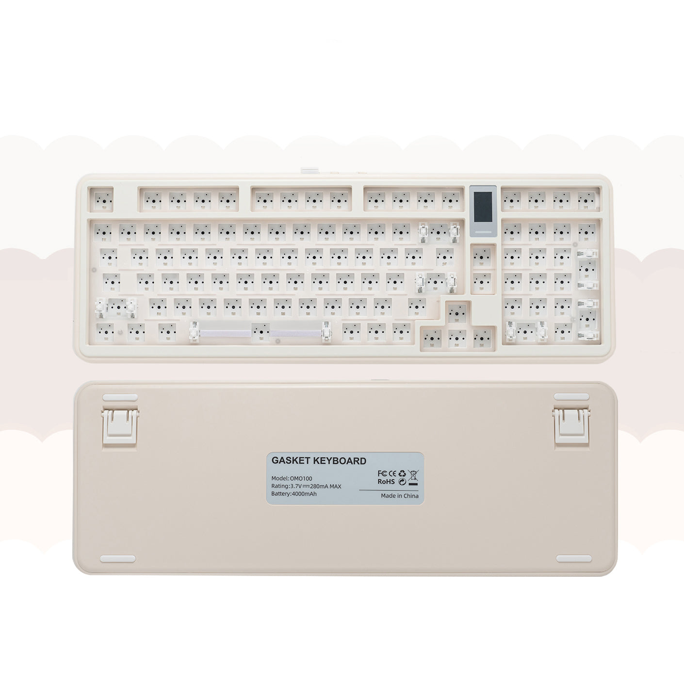 OMO100 Mechanical Keyboard with LCD Screen Barebone