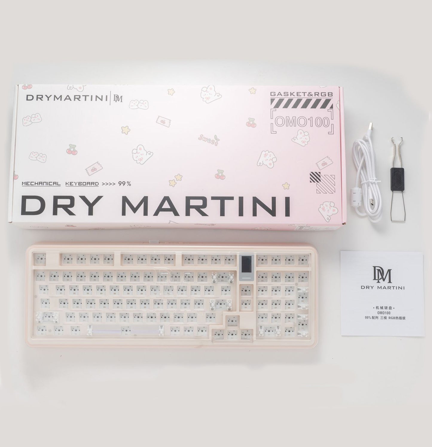 OMO100 Mechanical Keyboard with LCD Screen Barebone