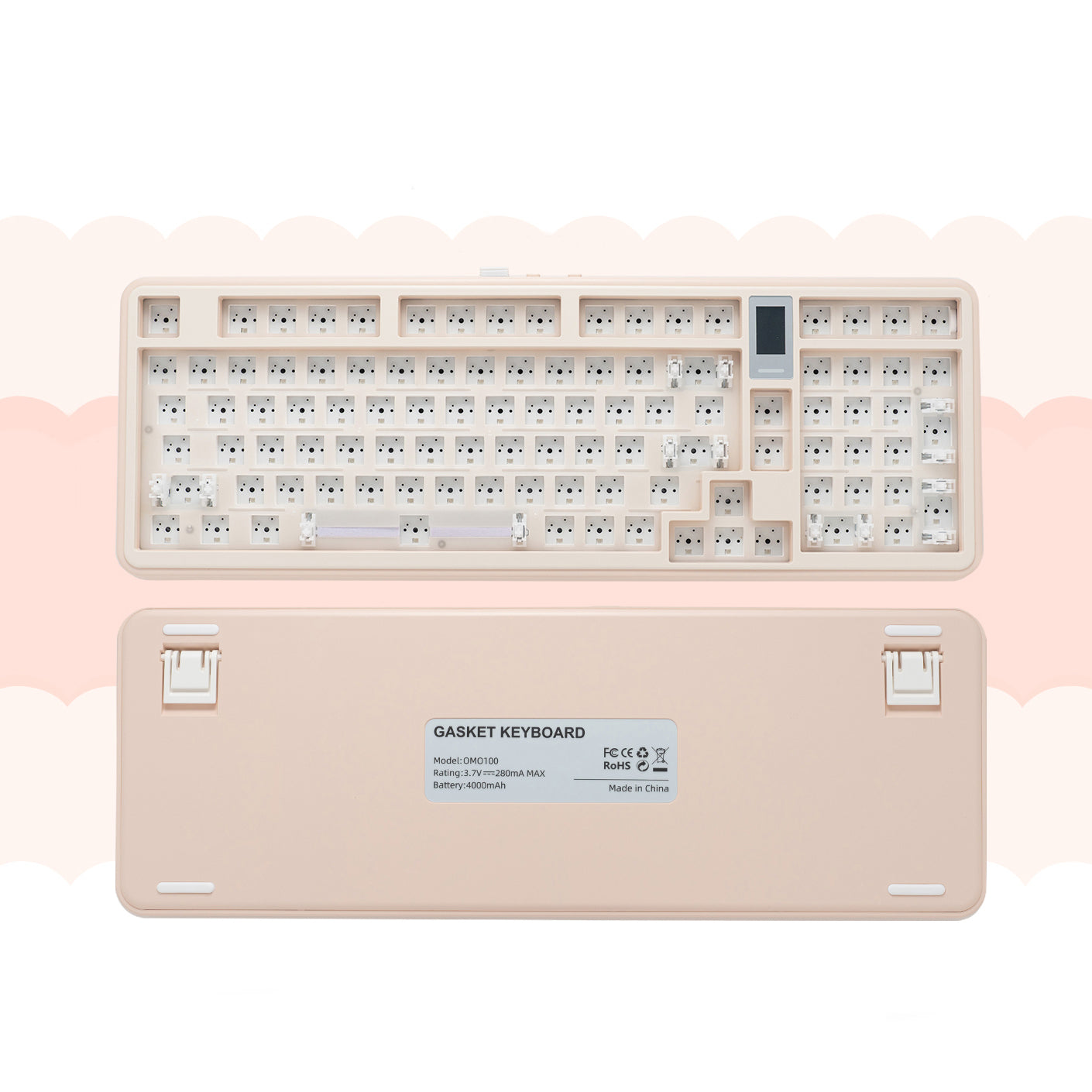 OMO100 Mechanical Keyboard with LCD Screen Barebone