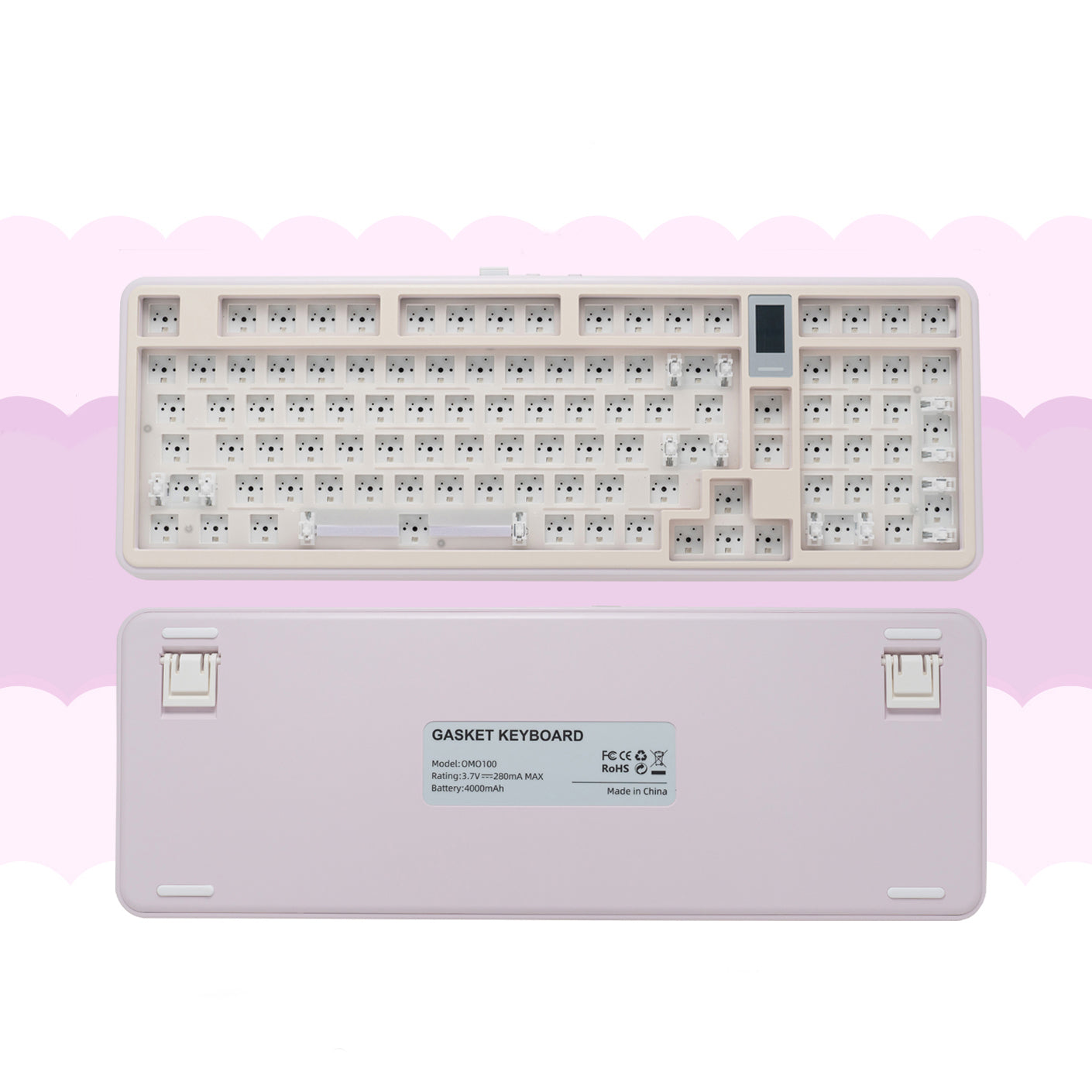 OMO100 Mechanical Keyboard with LCD Screen Barebone