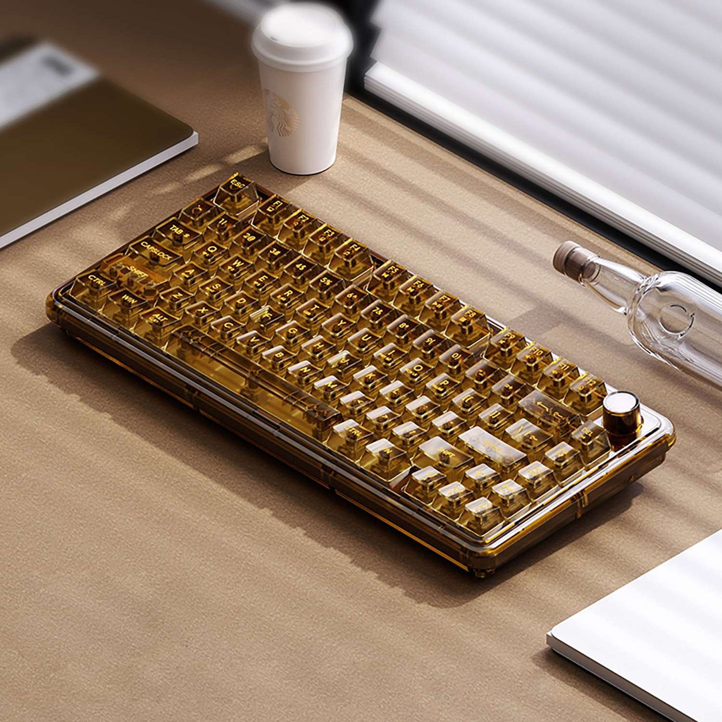 Weikav ONE75 Transparent Mechanical Keyboard