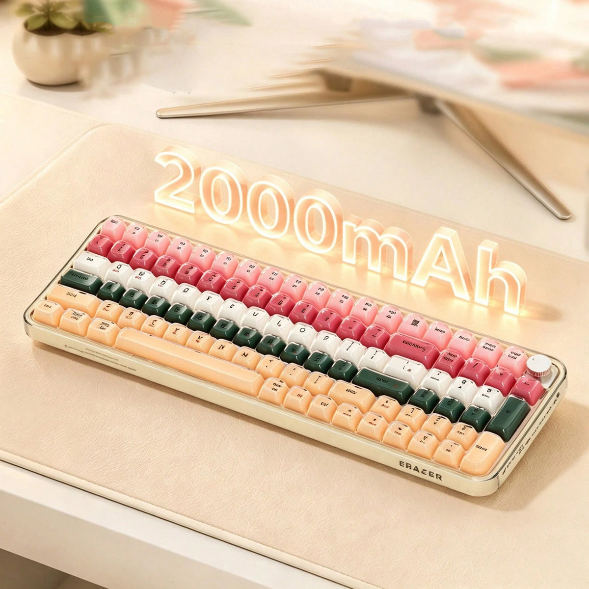 SK521 Cute Crystal Jelly 99% Keyboard