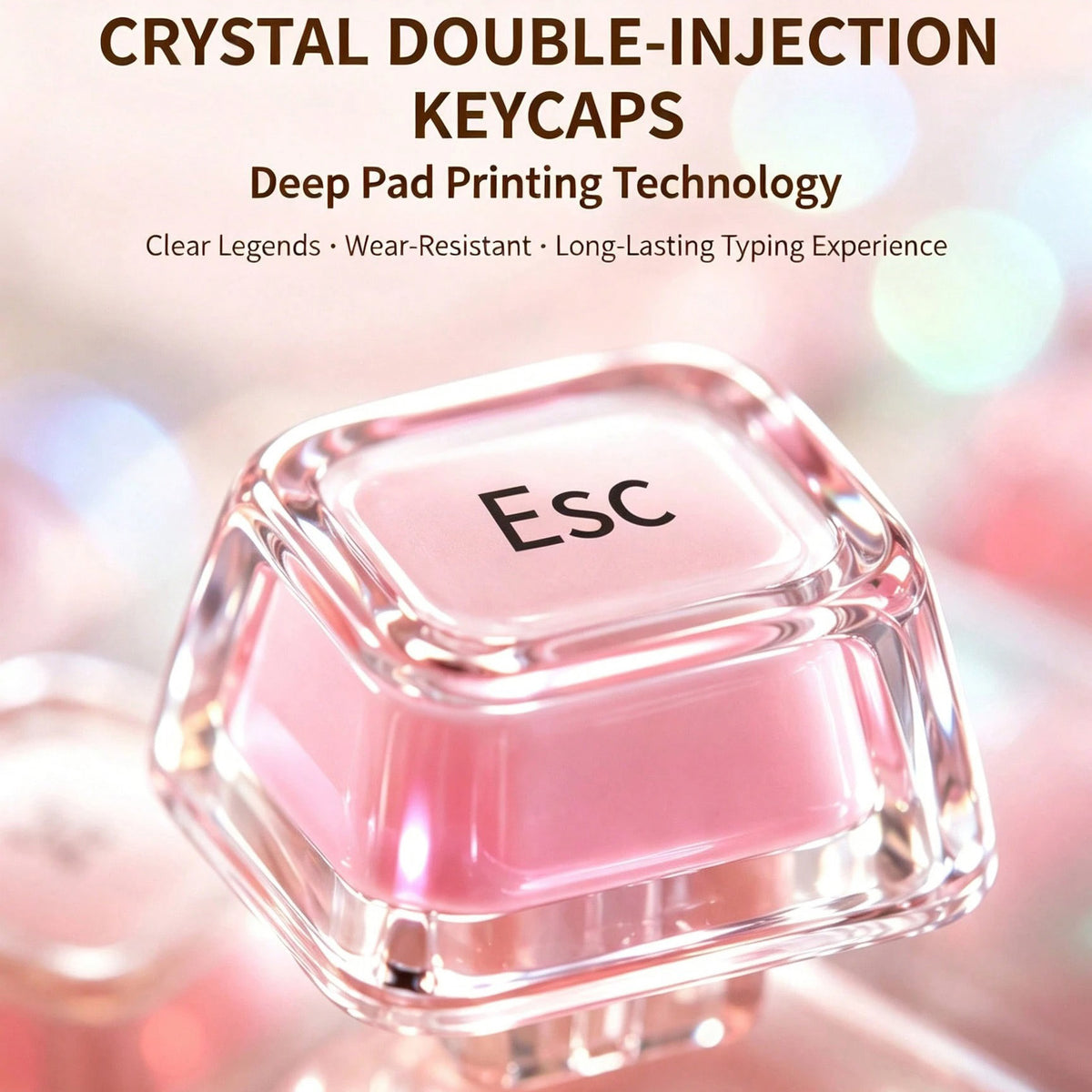 SK521 Cute Crystal Jelly 99% Keyboard