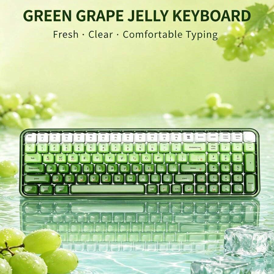 SK521 Cute Crystal Jelly 99% Keyboard