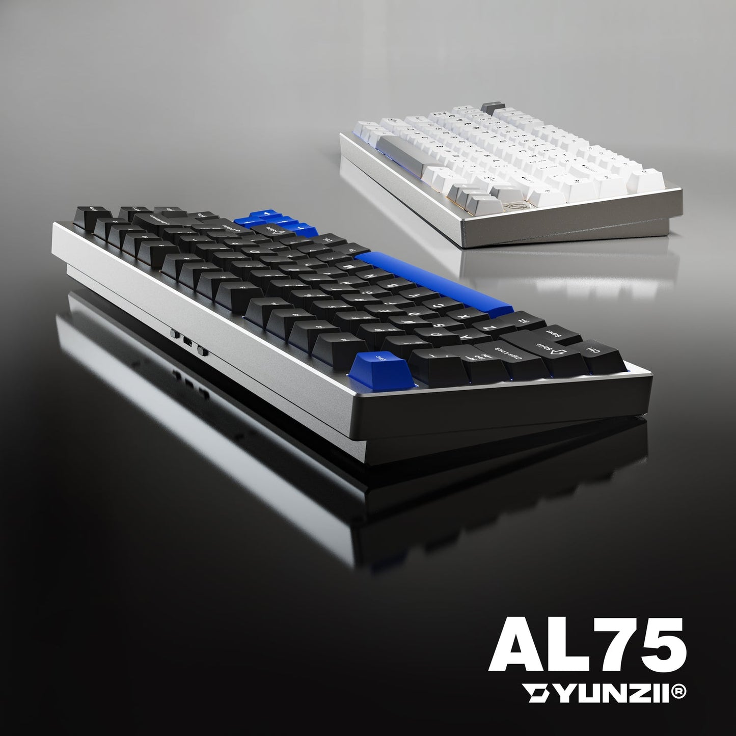 Yunzii AL75 Aluminum Mechanical Keyboard - Black