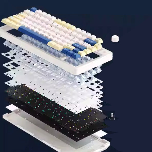 Monka A75 MAX Aluminum QMK Wireless Mechanical Keyboard