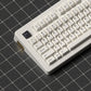 Minimalist Color on White Keycap Set, Cherry Profile, Dye Sub PBT Key Cap