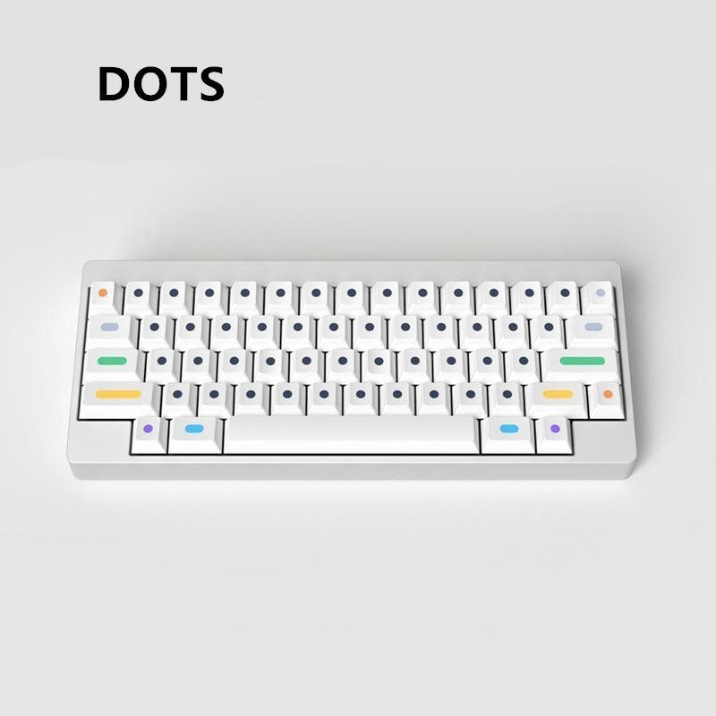 GMK Dots R1 Keycap Set, Cherry Profile, Dye Sub PBT Key Cap
