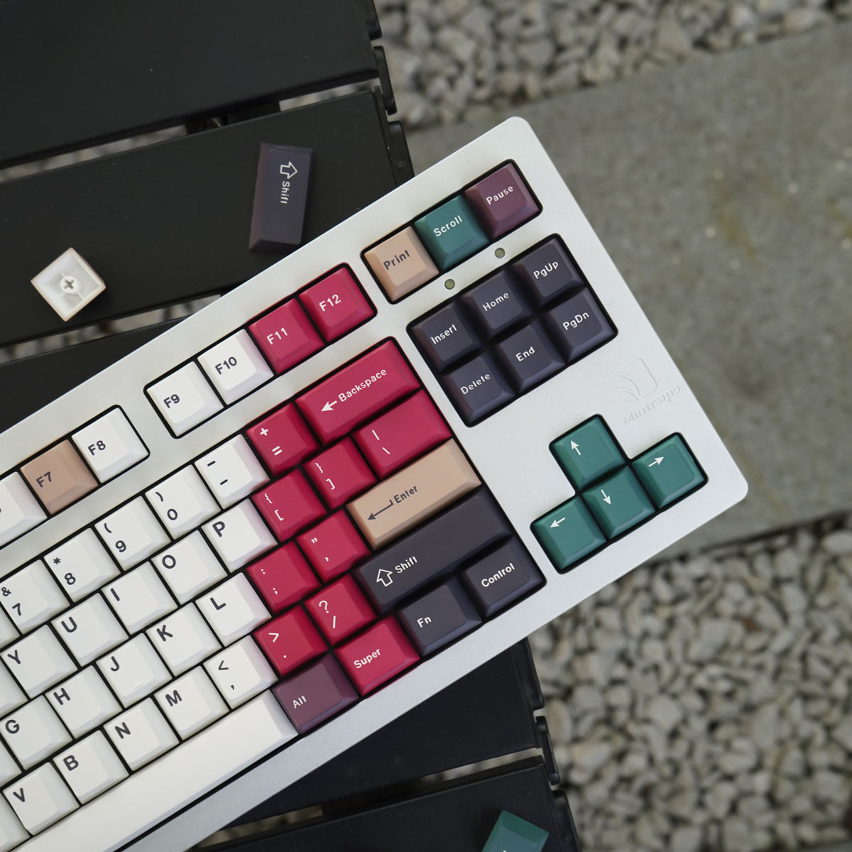 Retro Mixed Lights R2 Keycap Set, Cherry Profile, PBT Dye Sub Key Cap