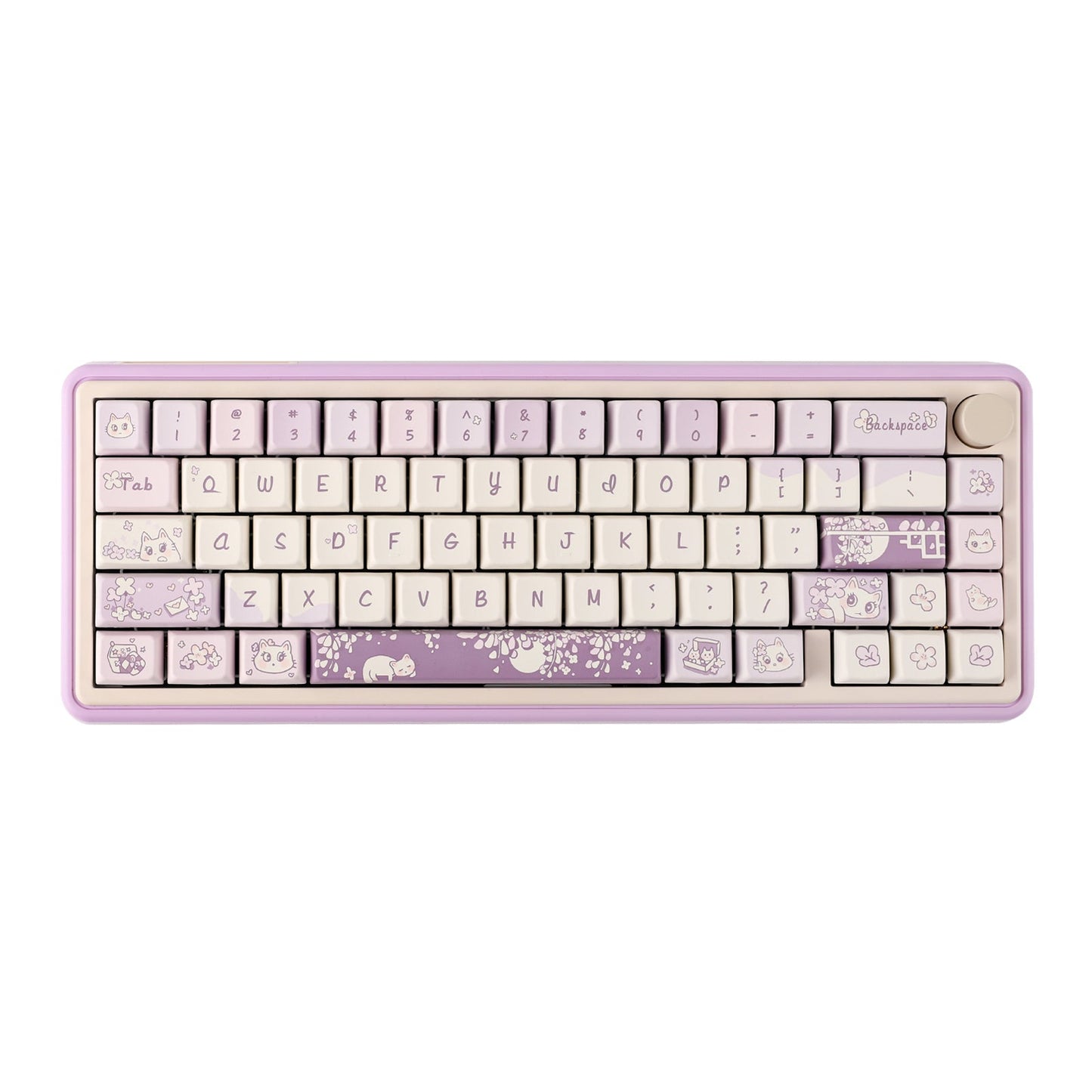Cidoo Nebula 65% Cute Gasket Mechanical Keyboard