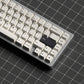 Minimalist Color on White Keycap Set, Cherry Profile, Dye Sub PBT Key Cap