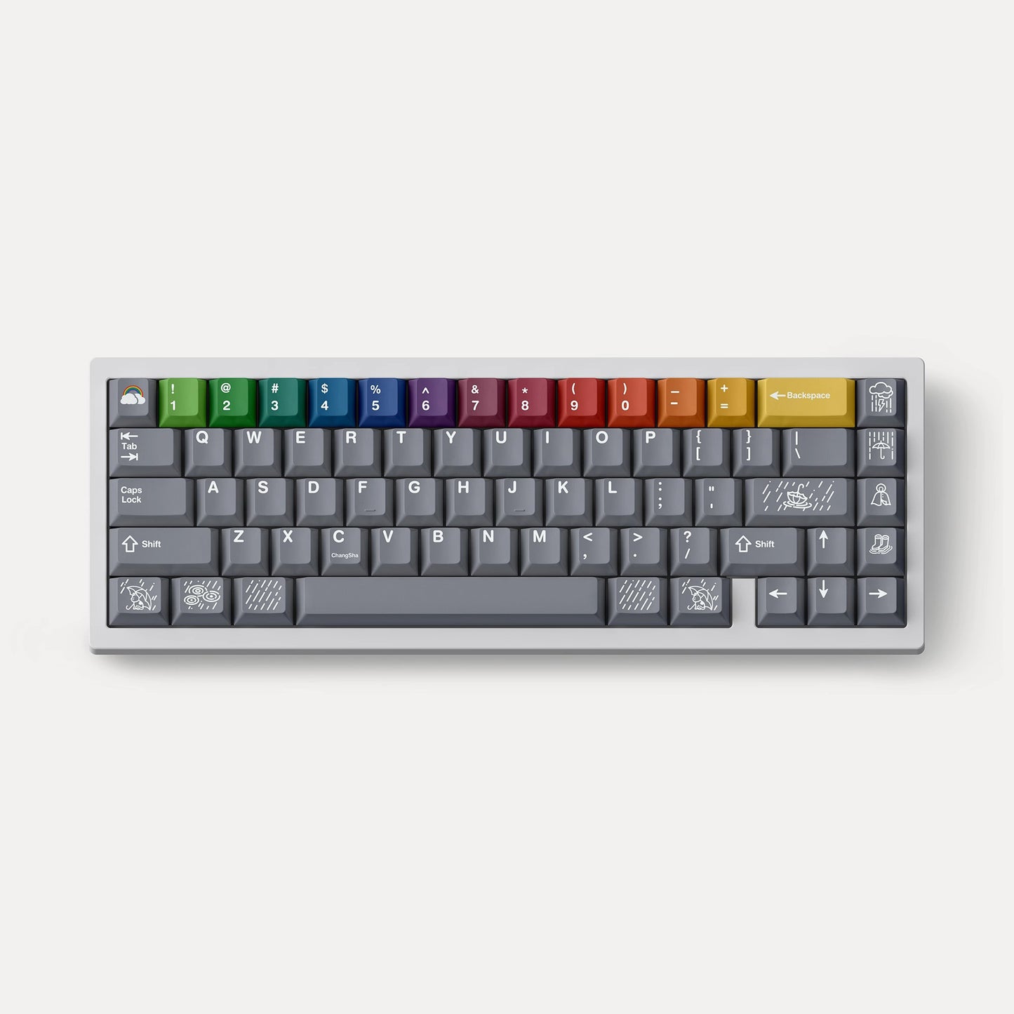 FBB After the Rain Dark/Light Keycap Set, Cherry Profile, Dye Sub PBT Key Cap