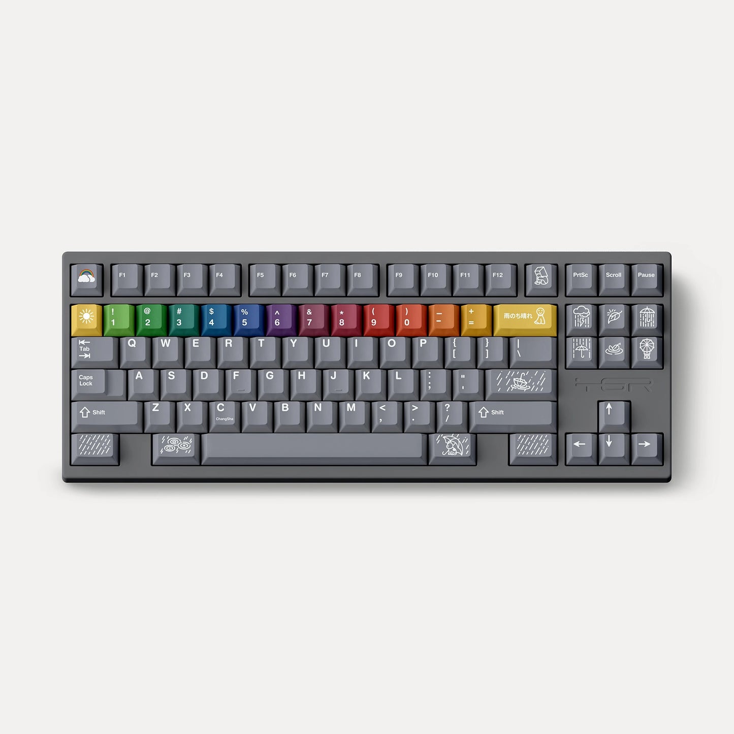 FBB After the Rain Dark/Light Keycap Set, Cherry Profile, Dye Sub PBT Key Cap